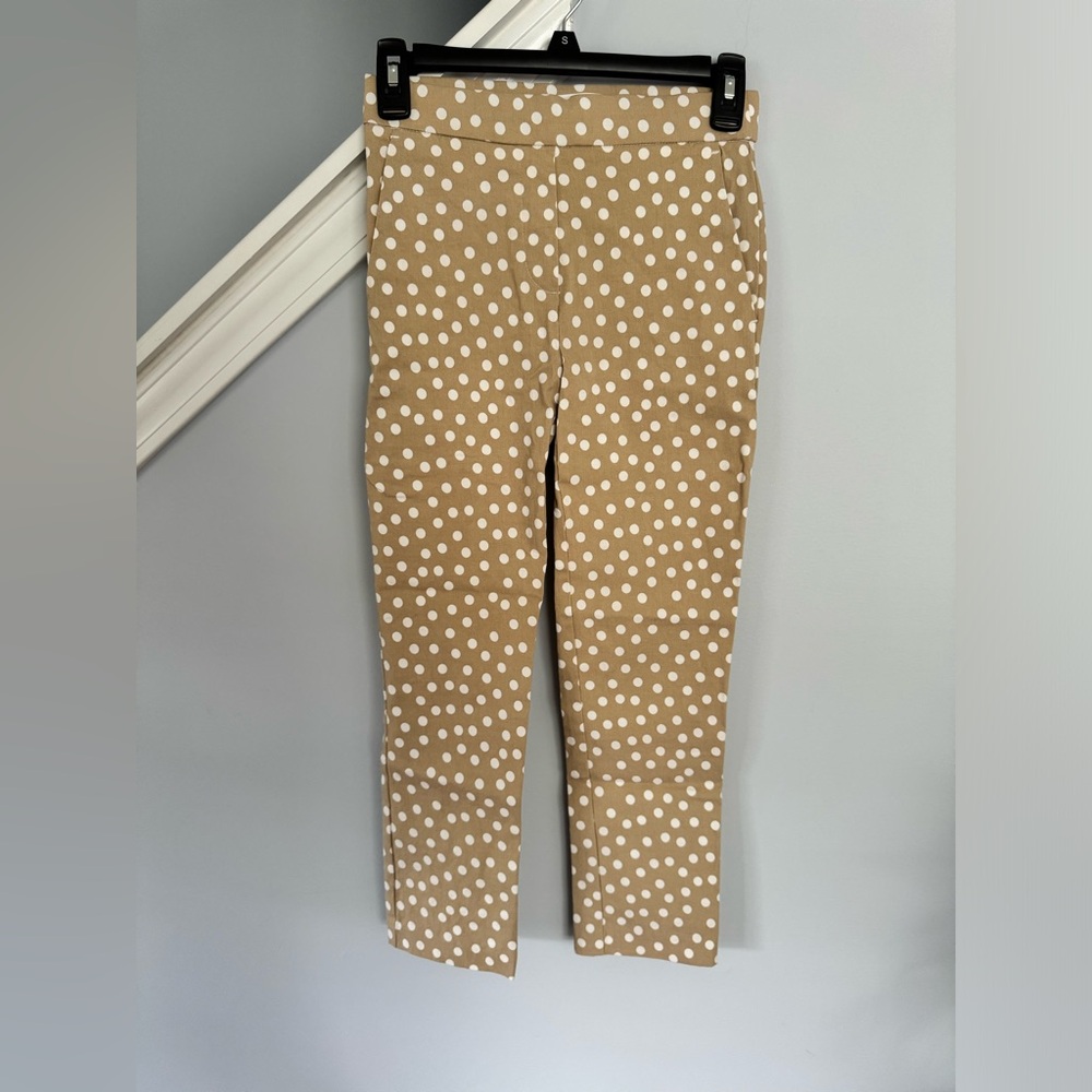 Cropped Polka Dot Dress Pant